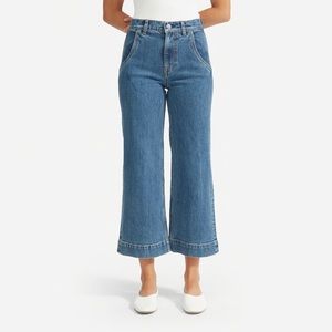 EVERLANE wide-leg crop jeans